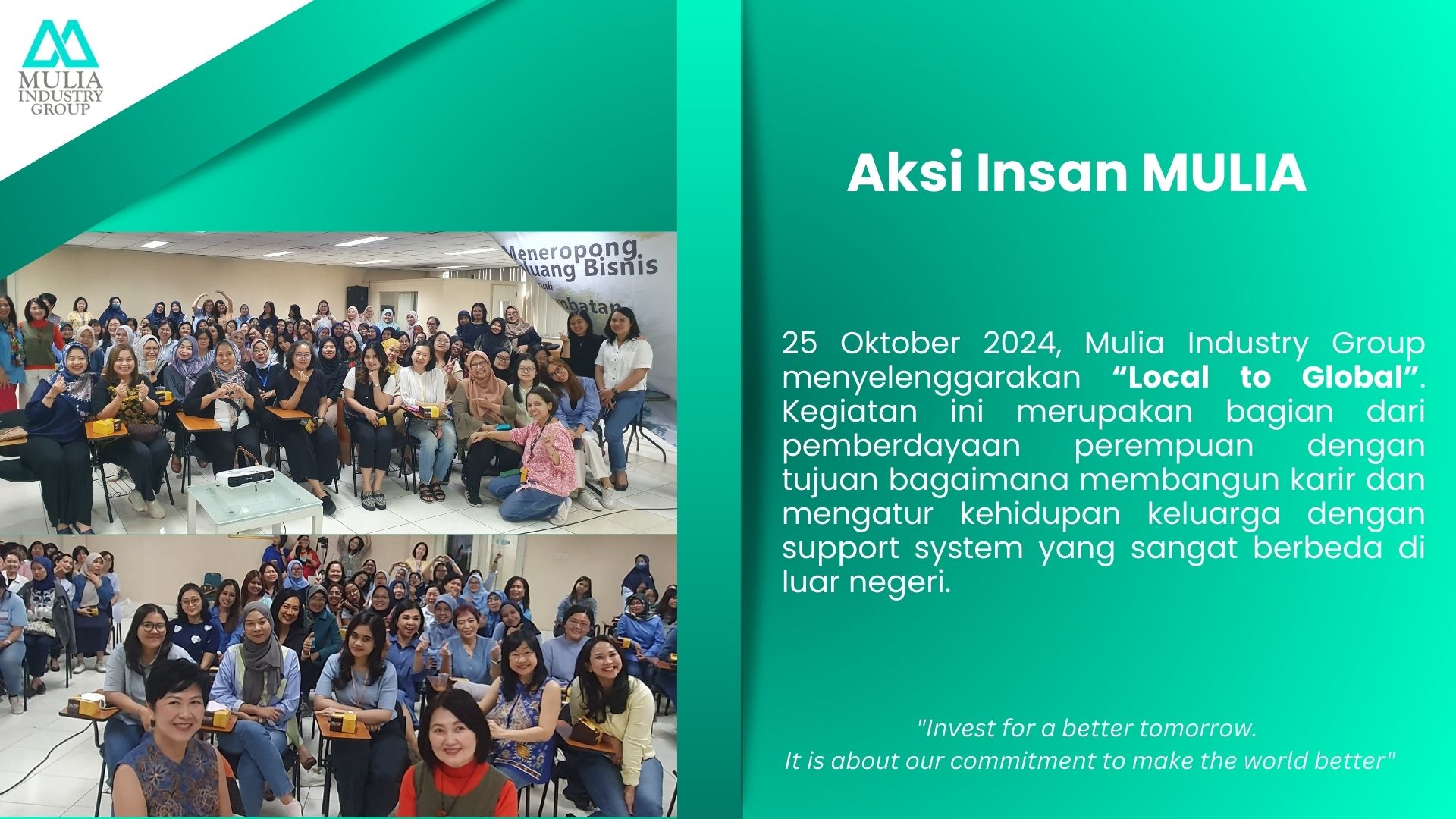 Aksi Insan MULIA: Aksi 1000 Srikandi